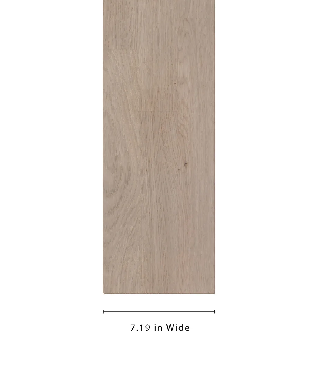 allen + roth allen+roth Smokey is an Oak wood floor with gray, a wire brushed texture, and a low-gloss finish that highlights the wood's natural variation European white oak 1/2-in T x 7-31/64-in W Water Resistant Wirebrushed Engineered Hardwood Floo, photo 9 of 11