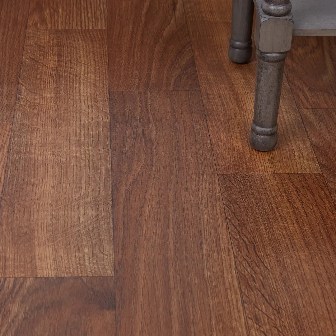 Armstrong Flooring Pickwick Landing I 12-ft W x Cut-to-Length Bear Path Oak Dark Brown Wood Look Low-Gloss Finish Sheet Vinyl, photo 2 of 2