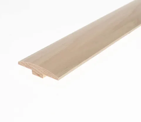 Hickory Peninsula Distressed Solid Wood T-Moulding, 78 in.