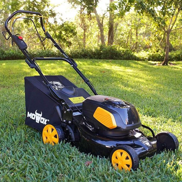 MOWOX 17 in. 40-Volt Battery Power RWD 3-in-1 Self Propelled Walk Behind Mower with High Wheel 4 Amp Battery Charger, photo 8 of 8