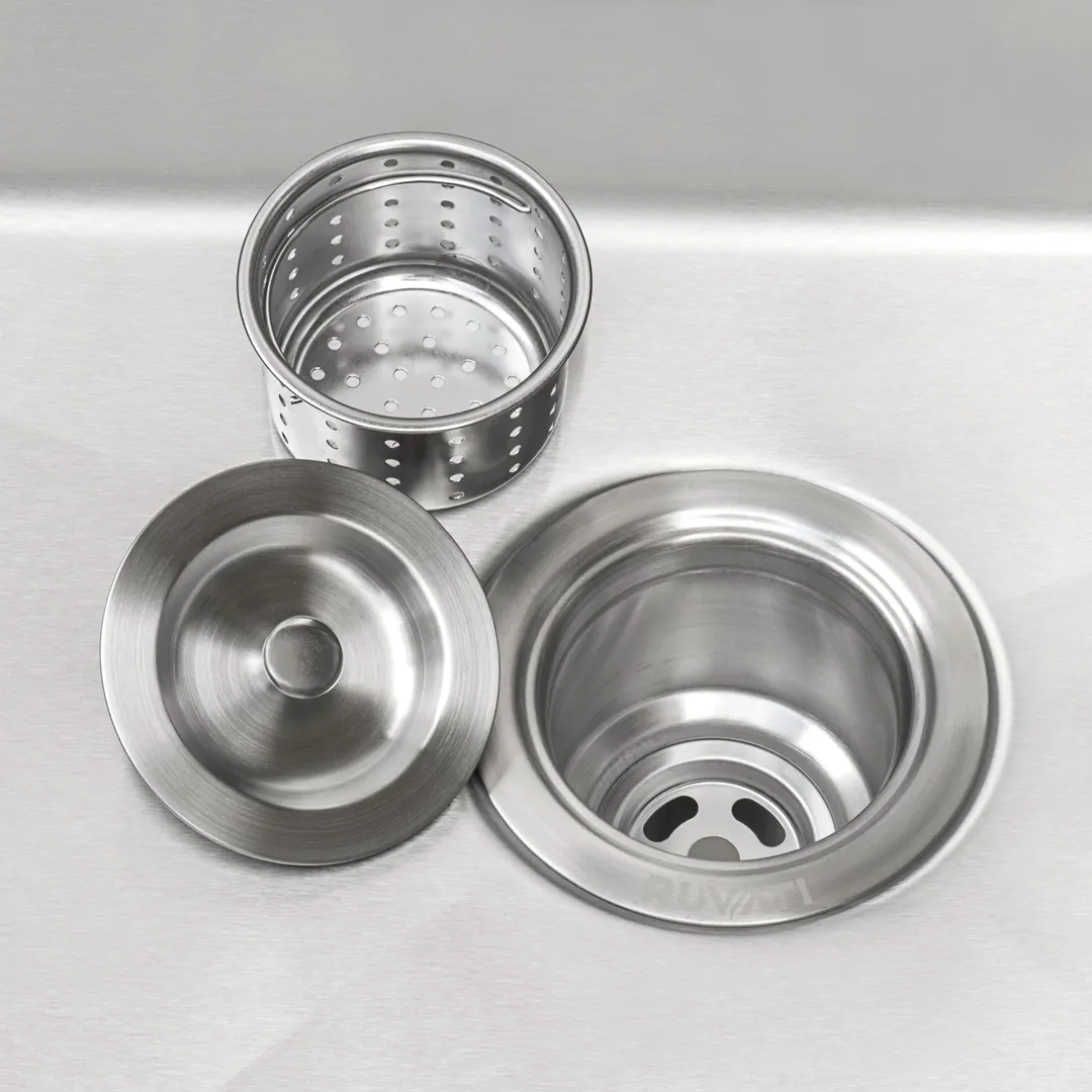 Ruvati Stainless Steel Undermount Laundry Sink with Drain - 21" x 18", photo 30 of 34