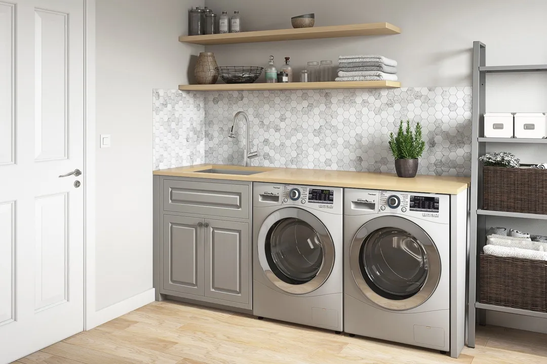 Ruvati Stainless Steel Undermount Laundry Sink with Drain - 21" x 18", photo 33 of 34