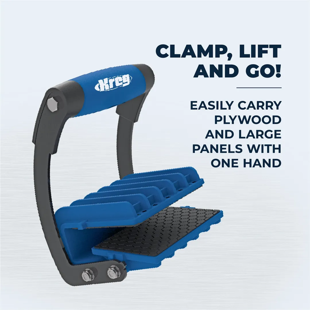 Kreg Panel Carrier 7.75-in L x 5.75-in W Carbon/Steel Plywood Carrier, photo 2 of 5