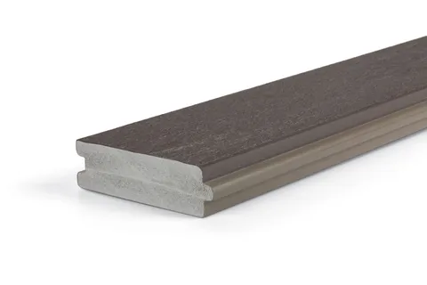 Dark Hickory PVC Porch Deck Board