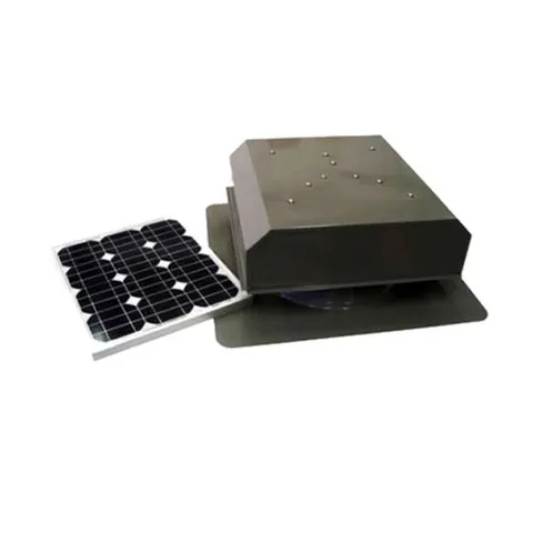 AB-252A Zephyr Series 25 Watt Self-Flashing Solar Attic Fan, Grey