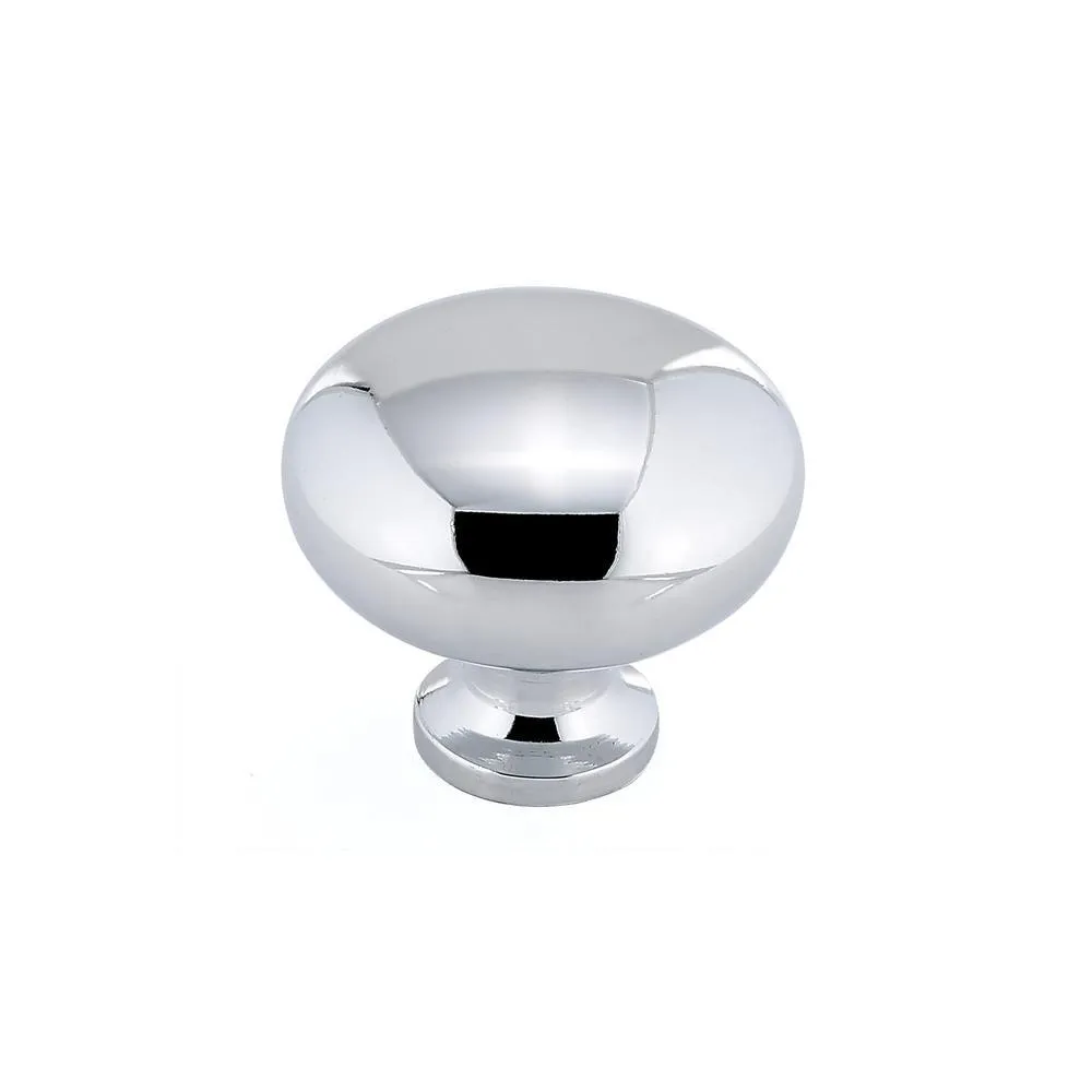 1-1/4 in. (32 mm) Brushed Nickel Contemporary Metal Cabinet Knob, photo 6 of 8