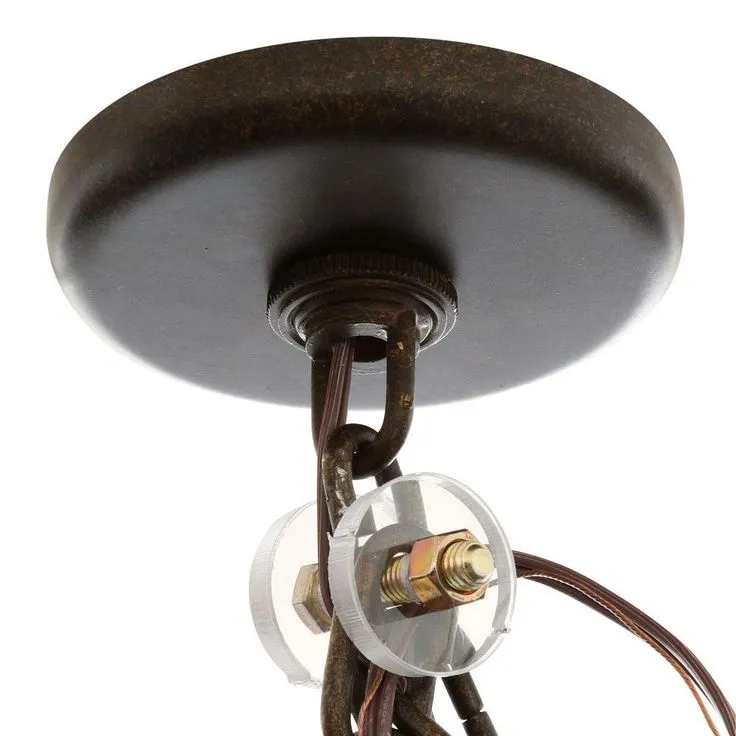 Chatham Collection 12-Light French Bronze Outdoor Hanging Mount Country Influence Foyer Lantern, photo 4 of 9