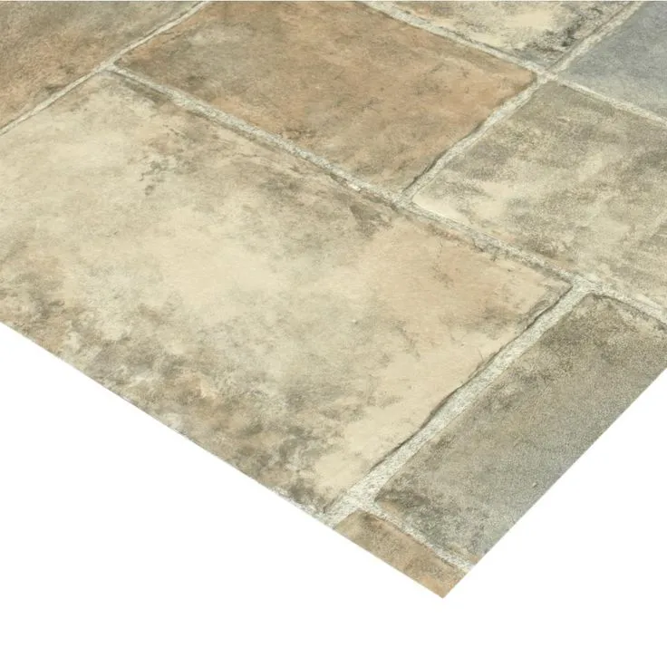TrafficMASTER Regina Stone Grey Residential Vinyl Sheet, Sold by 13.2 ft. Wide x Custom Length, photo 6 of 8
