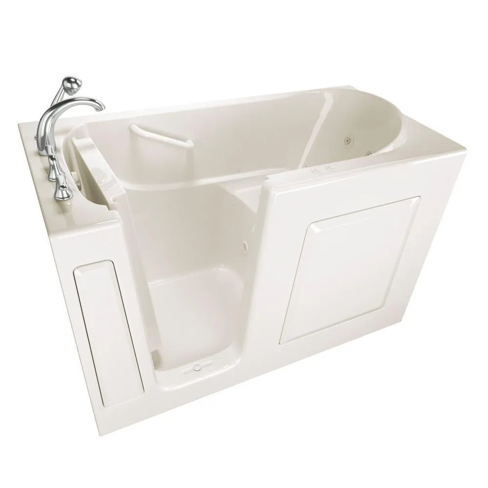 Value Series 60 in. Left Hand Walk-In Whirlpool and Air Bath Bathtub in White, photo 11 of 11