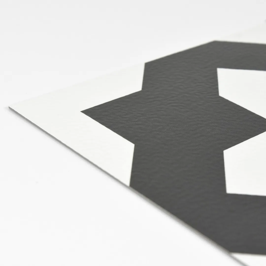 FloorPops Black 12-in x 12-in Water Resistant Peel and Stick Vinyl Tile Flooring (20-sq ft), photo 5 of 8