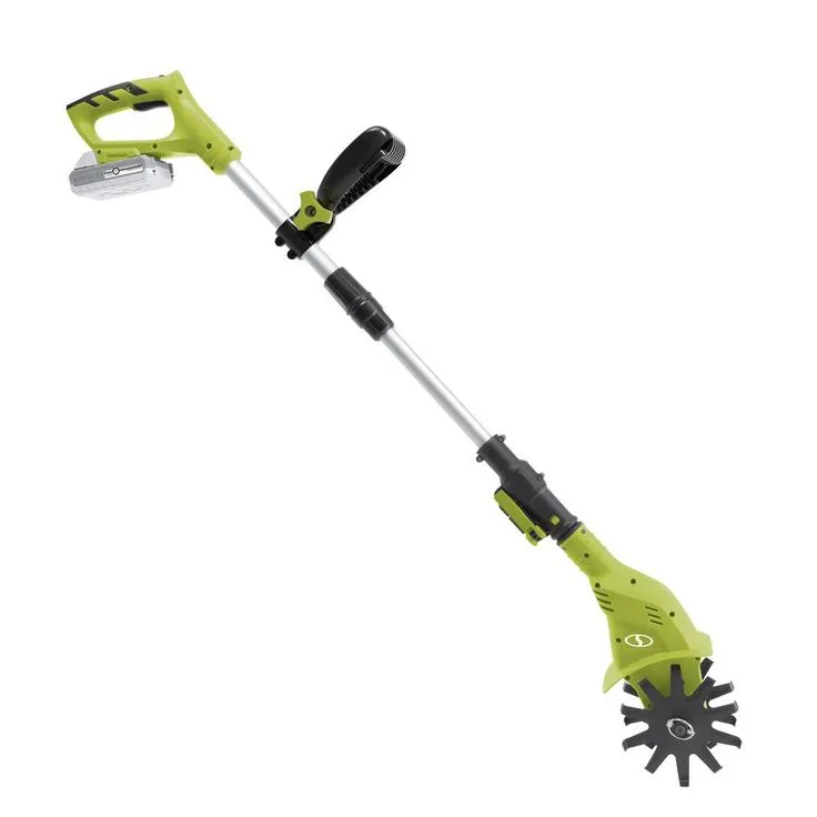 Sun Joe 4.25 in. 24-Volt Cordless Electric Garden Tiller/Cultivator Kit with 2.0 Ah Battery + Charger, photo 4 of 9