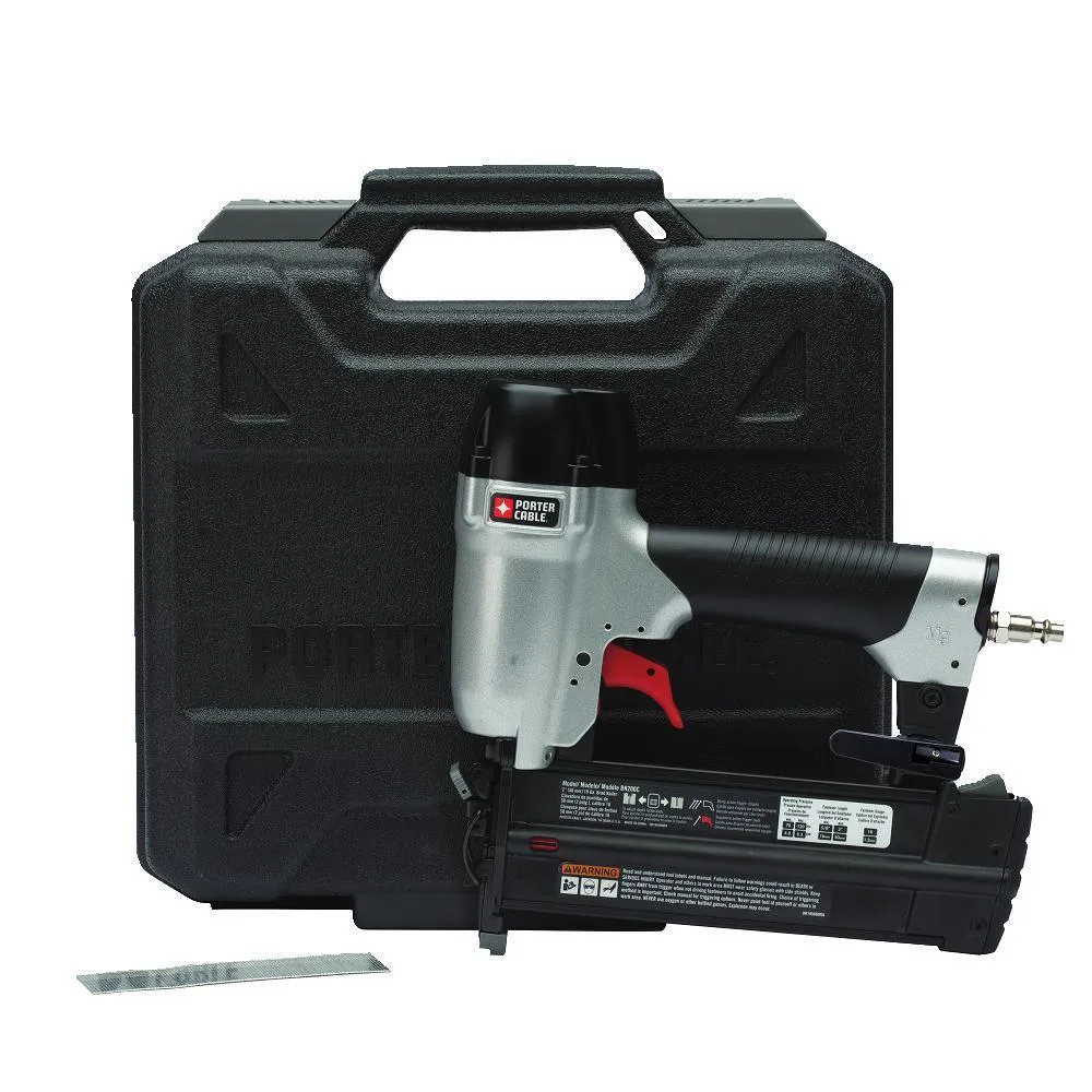 PORTER-CABLE 18-Gauge Pneumatic Brad Nailer Kit with Bonus Pneumatic 16-Gauge 2-1/2 in. Nailer Kit, photo 6 of 14