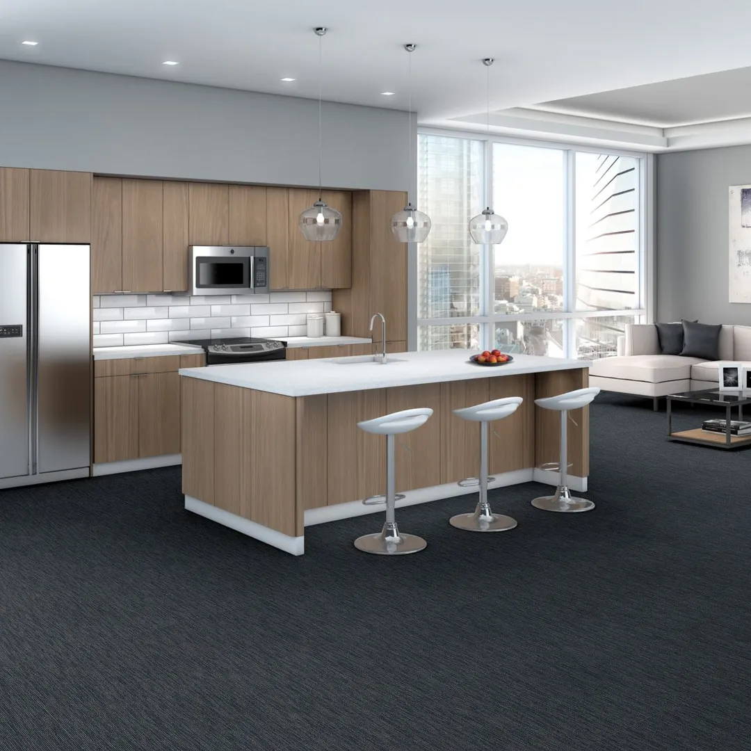 Shaw Go Getter 24-in x 24-in Cleverish Blue Commercial Adhesive Indoor Carpet Tile ( 79.99-sq ft ), photo 5 of 12