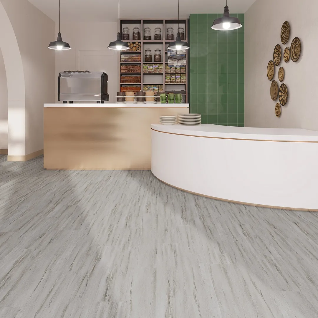 Lucida USA PresCore Blonde Brown 12-mil x 6-in W x 36-in L Waterproof Glue Down Luxury Vinyl Plank Flooring (54-sq ft/ Carton), photo 4 of 11