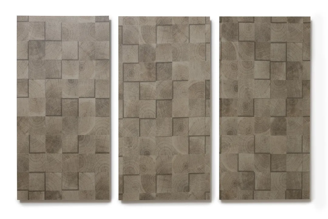 Lucida USA Oak Block Brown Patterned Look 28-mil x 12-in W x 24-in L Waterproof Glue Down Luxury Vinyl Tile Flooring (36-sq ft/ Carton), photo 2 of 7