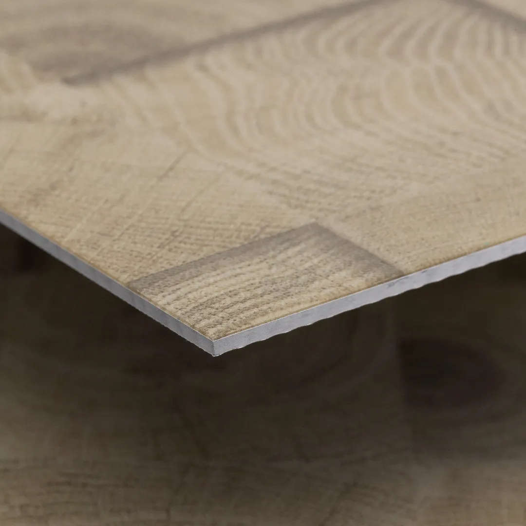 Lucida USA Oak Block Brown Patterned Look 28-mil x 12-in W x 24-in L Waterproof Glue Down Luxury Vinyl Tile Flooring (36-sq ft/ Carton), photo 3 of 7