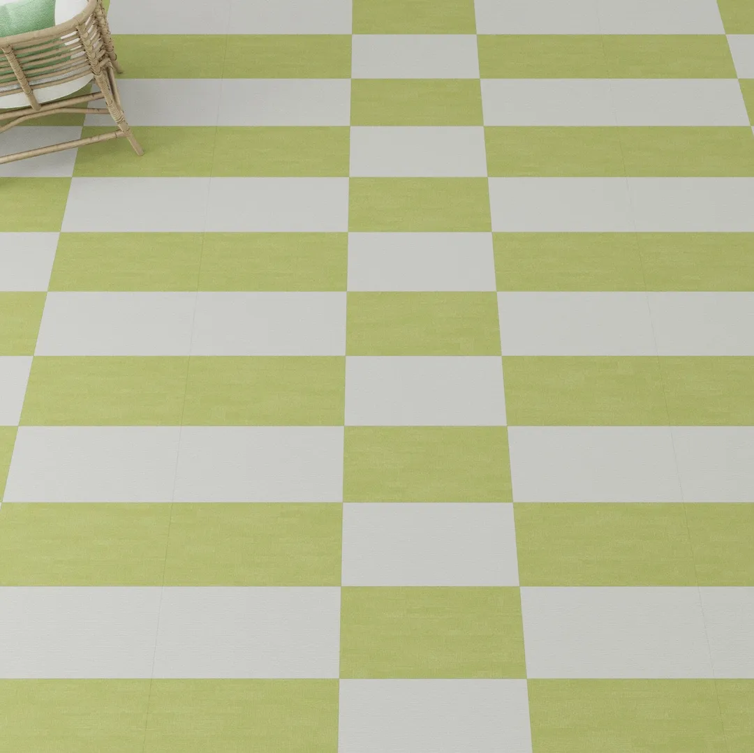 Lucida USA Lilypad Green Patterned Look 28-mil x 12-in W x 24-in L Waterproof Glue Down Luxury Vinyl Tile Flooring (36-sq ft/ Carton), photo 6 of 7