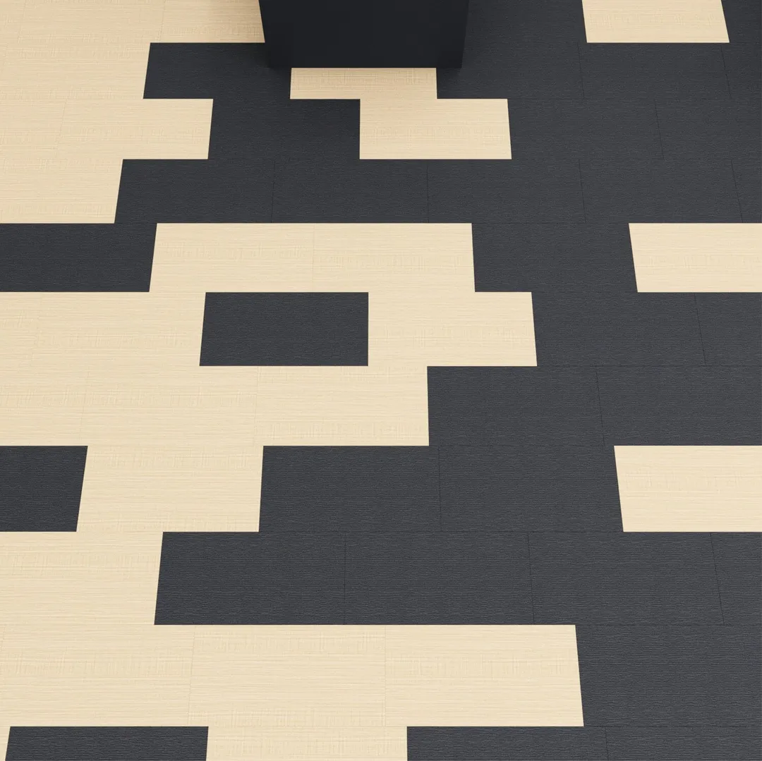 Lucida USA Caramel Weave Brown Patterned Look 28-mil x 12-in W x 24-in L Waterproof Glue Down Luxury Vinyl Tile Flooring (36-sq ft/ Carton), photo 6 of 7