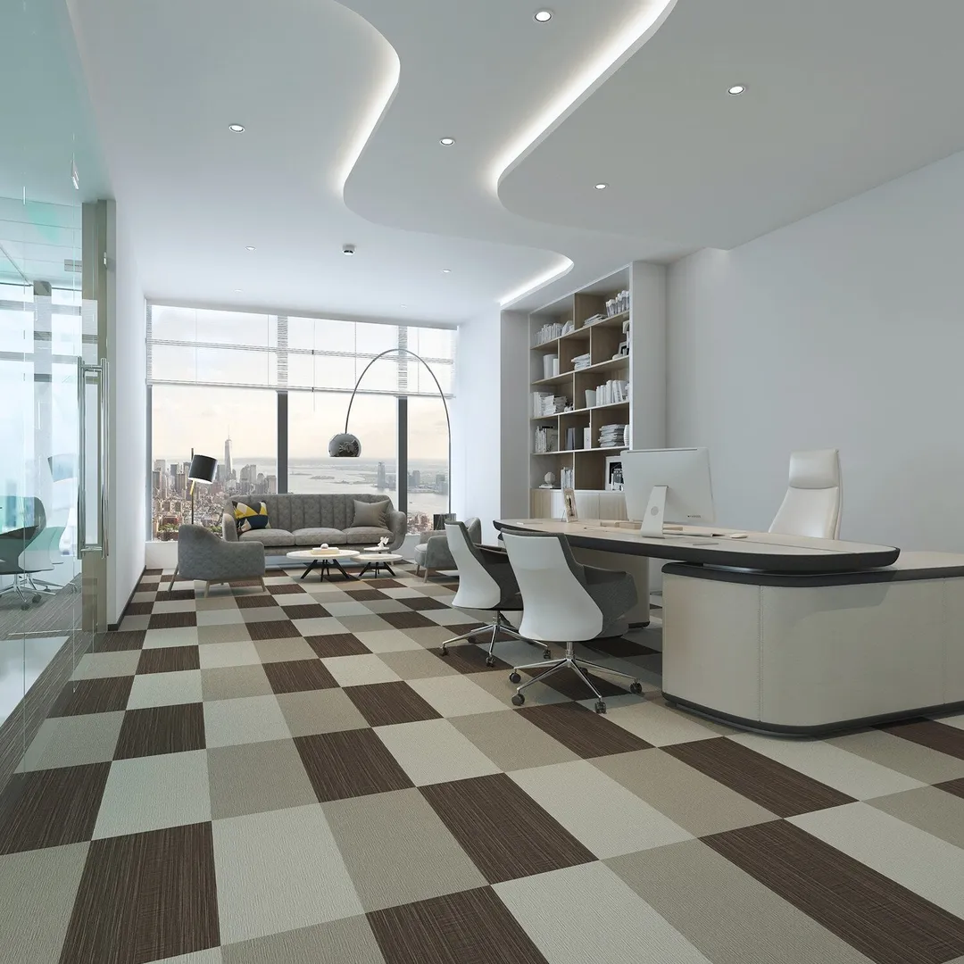 Lucida USA Appalachian Weave Bronze Patterned Look 28-mil x 12-in W x 24-in L Waterproof Glue Down Luxury Vinyl Tile Flooring (36-sq ft/ Carton), photo 4 of 6