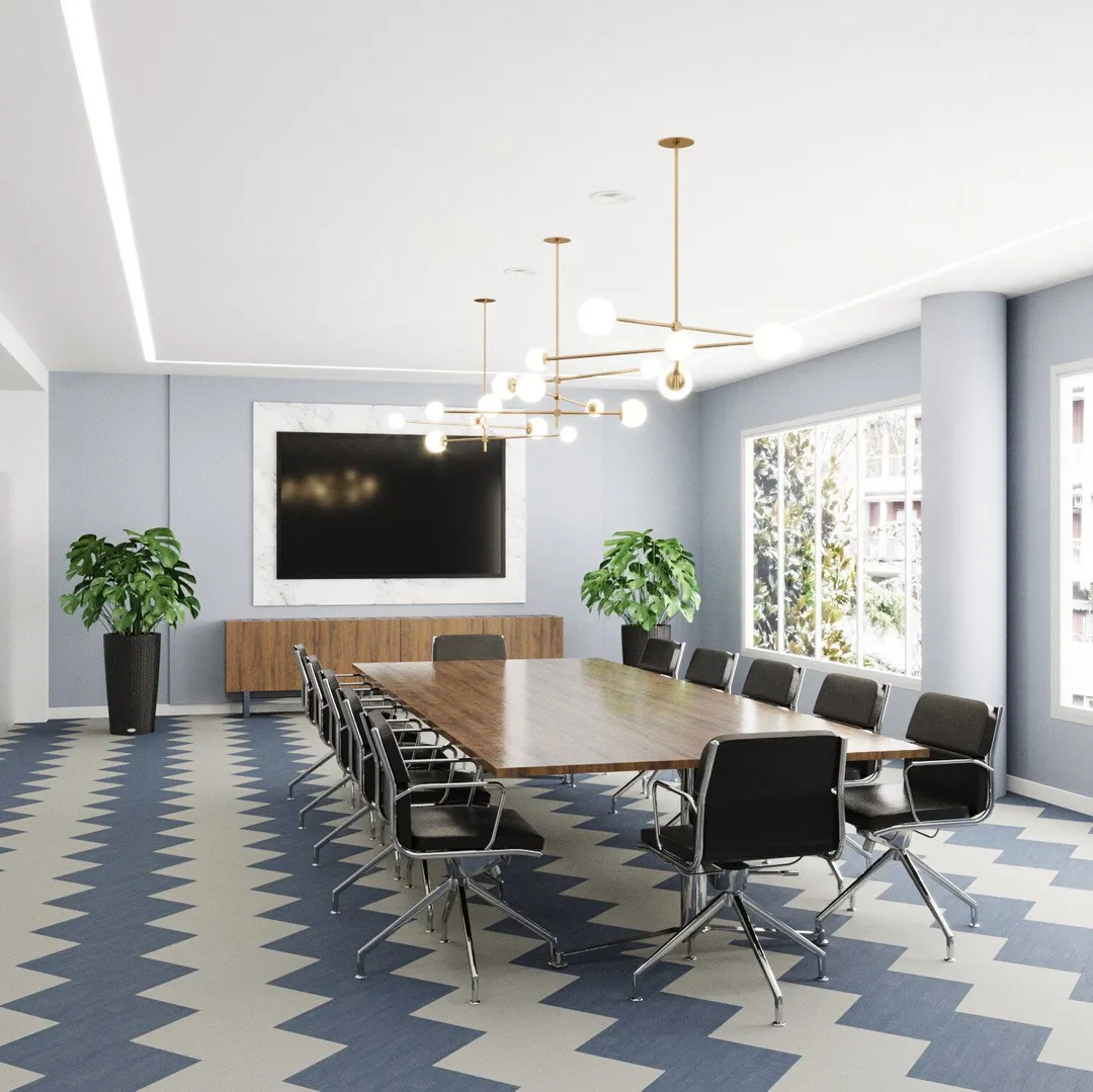 Lucida USA Silver Knit Silver Patterned Look 28-mil x 12-in W x 24-in L Waterproof Glue Down Luxury Vinyl Tile Flooring (36-sq ft/ Carton), photo 4 of 8