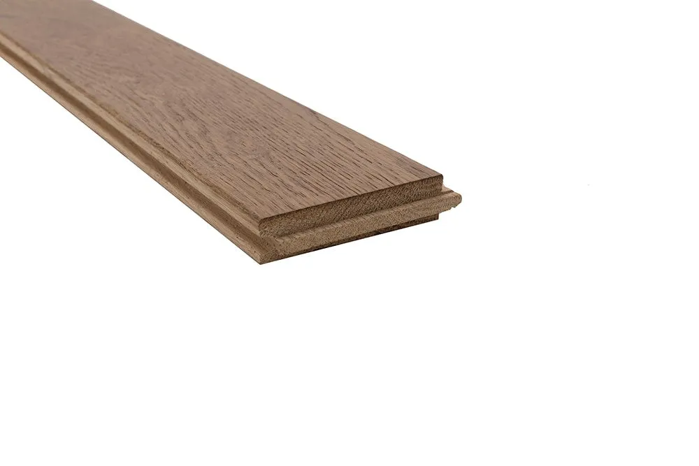allen + roth Aged Lodge Oak 3/4-in T x 3-in W Wirebrushed Solid Hardwood Flooring ( 24-sq ft / Carton ), photo 5 of 11