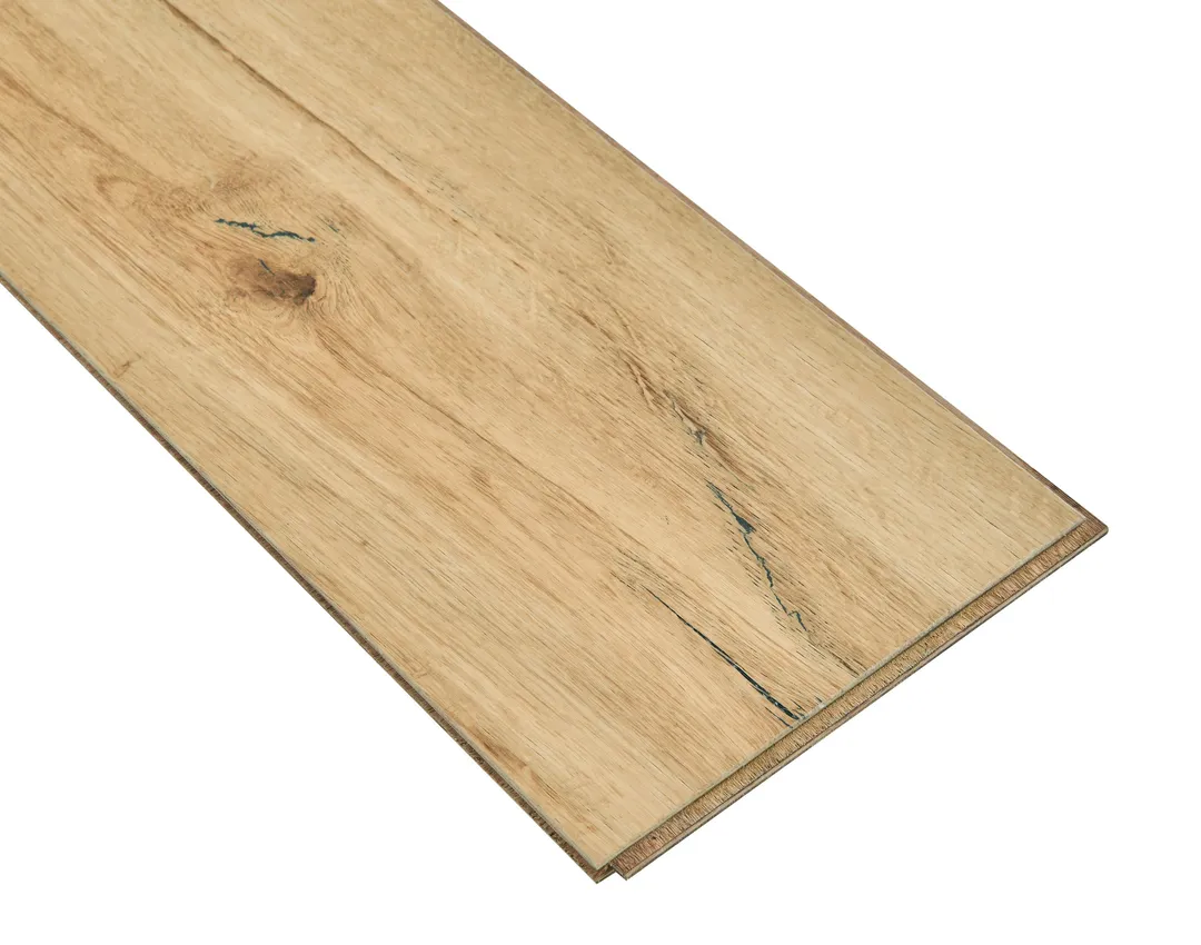 Bruce America's Best Choice Golden Natural White Oak 6-1/2-in W x 3/8-in T x Varying Length Wirebrushed Engineered Hardwood Flooring (32.11-sq ft / Carton), photo 5 of 12