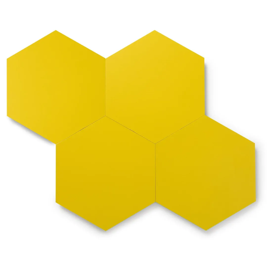 Lucida USA Sunchoke Yellow Solid 28-mil x 9-in W x 10-in L Waterproof Glue Down Luxury Vinyl Tile Flooring (12.25-sq ft/ Carton), photo 3 of 9