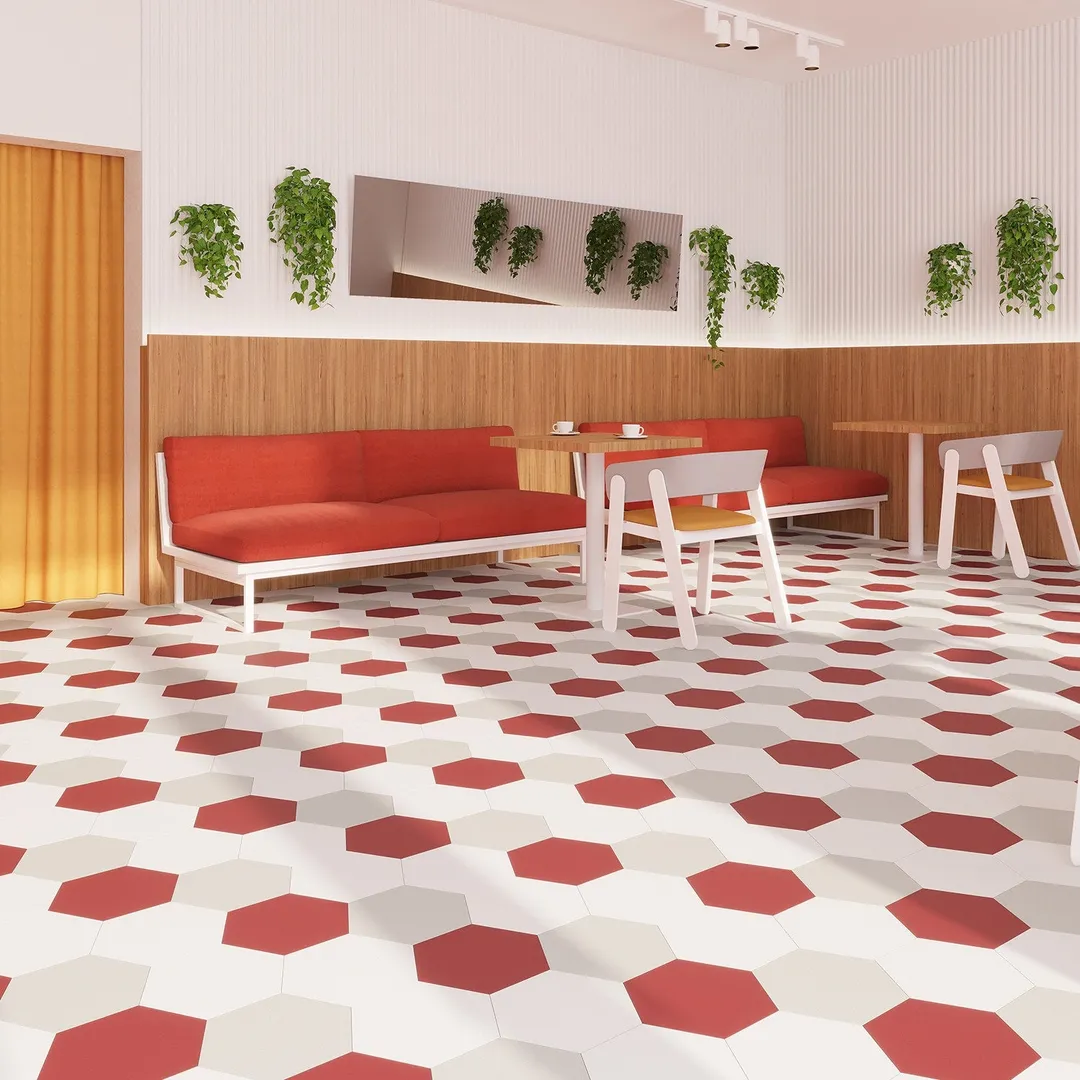 Lucida USA MosaiCore Berry 9-in x 9-in Waterproof Luxury Vinyl Tile Flooring, 28-mil Wear Layer (12.25-sq ft Carton), photo 7 of 8