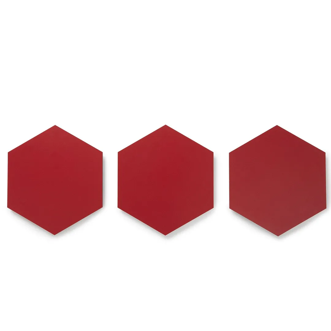 Lucida USA Berry Red Solid 28-mil x 9-in W x 10-in L Waterproof Glue Down Luxury Vinyl Tile Flooring (12.25-sq ft/ Carton), photo 2 of 10