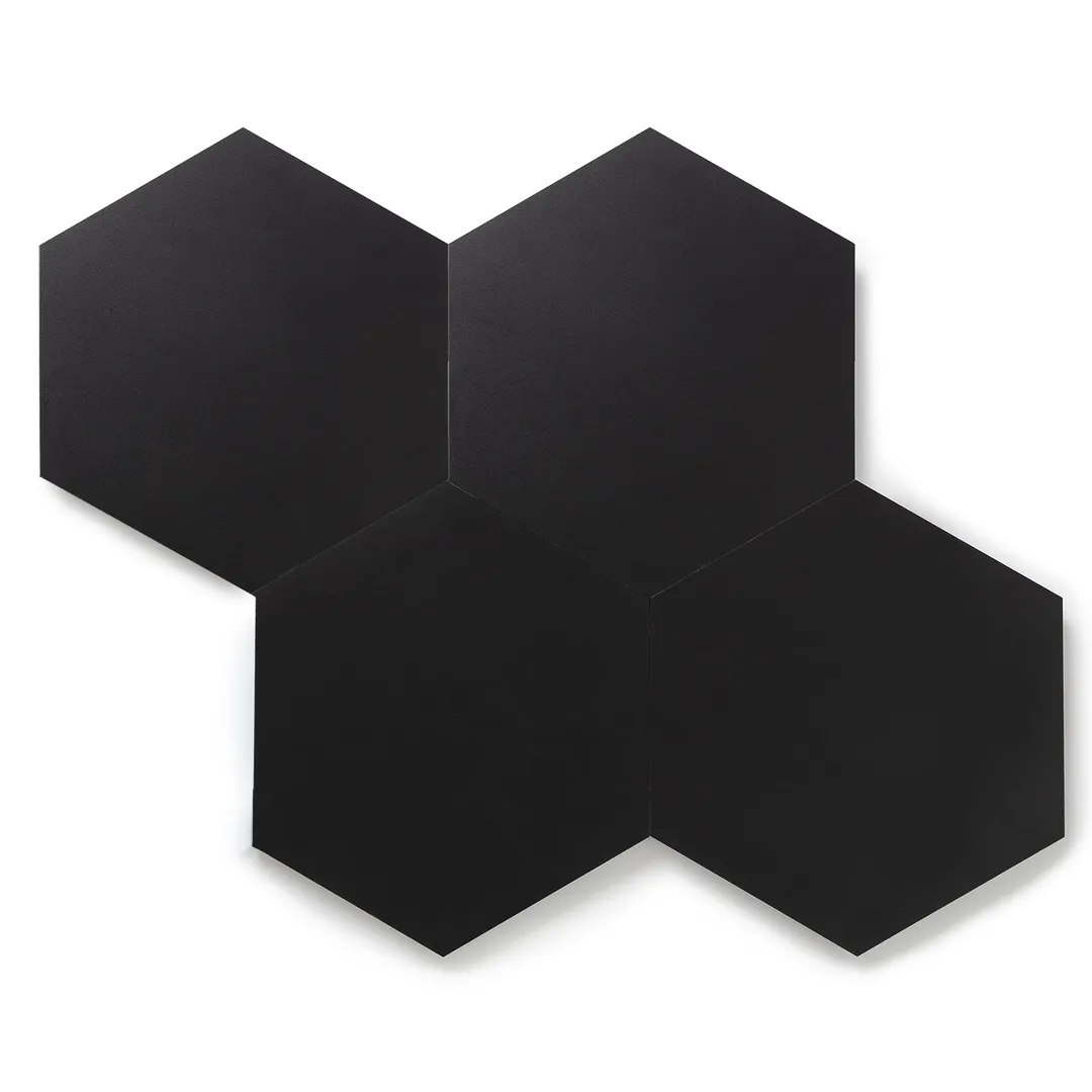 Lucida USA MosaiCore Pure Black 9-in x 9-in Waterproof Luxury Vinyl Tile Flooring, 28-mil Wear Layer (12.25-sq ft Carton), photo 3 of 8