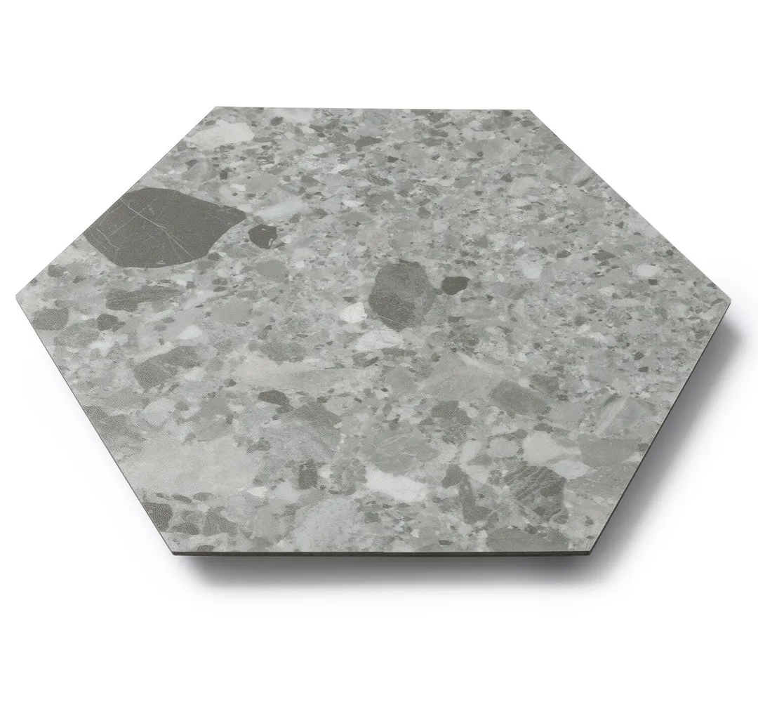 Lucida USA Gray Quartz Gray Stone Look 28-mil x 9-in W x 10-in L Waterproof Glue Down Luxury Vinyl Tile Flooring (12.25-sq ft/ Carton), photo 5 of 9