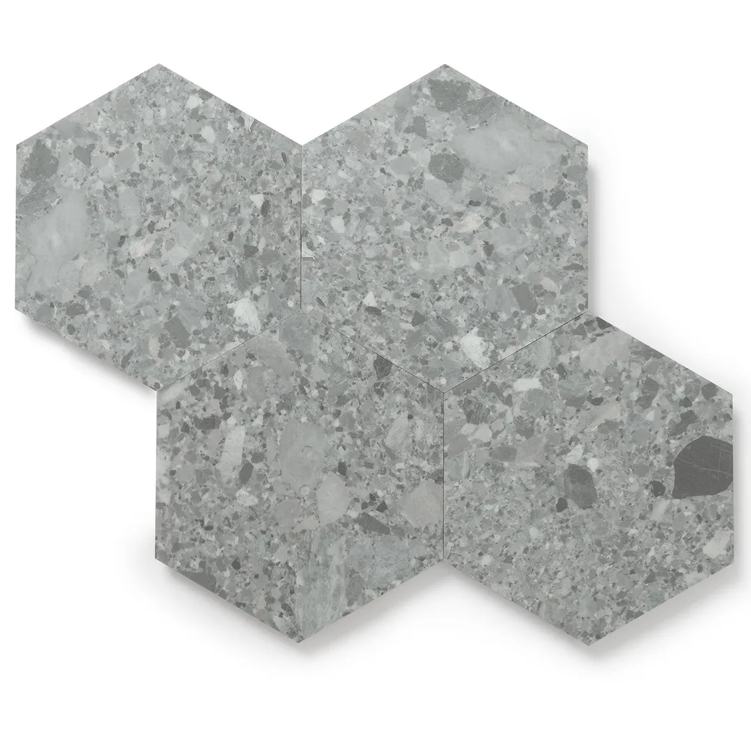 Lucida USA MosaiCore Gray Quartz 9-in x 9-in Waterproof Luxury Flooring (12.25-sq ft), photo 3 of 8