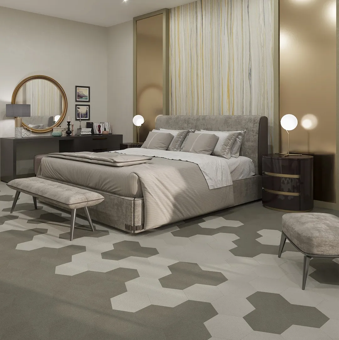 Lucida USA MosaiCore Pewter 9-in x 9-in Waterproof Luxury Vinyl Tile Flooring, 28-mil Wear Layer (12.25-sq ft Carton), photo 7 of 8
