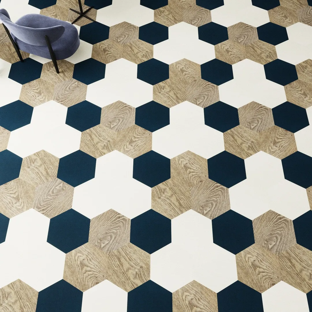 Lucida USA Peal Off-white Stone Look 28-mil x 9-in W x 10-in L Waterproof Glue Down Luxury Vinyl Tile Flooring (12.25-sq ft/ Carton), photo 8 of 9