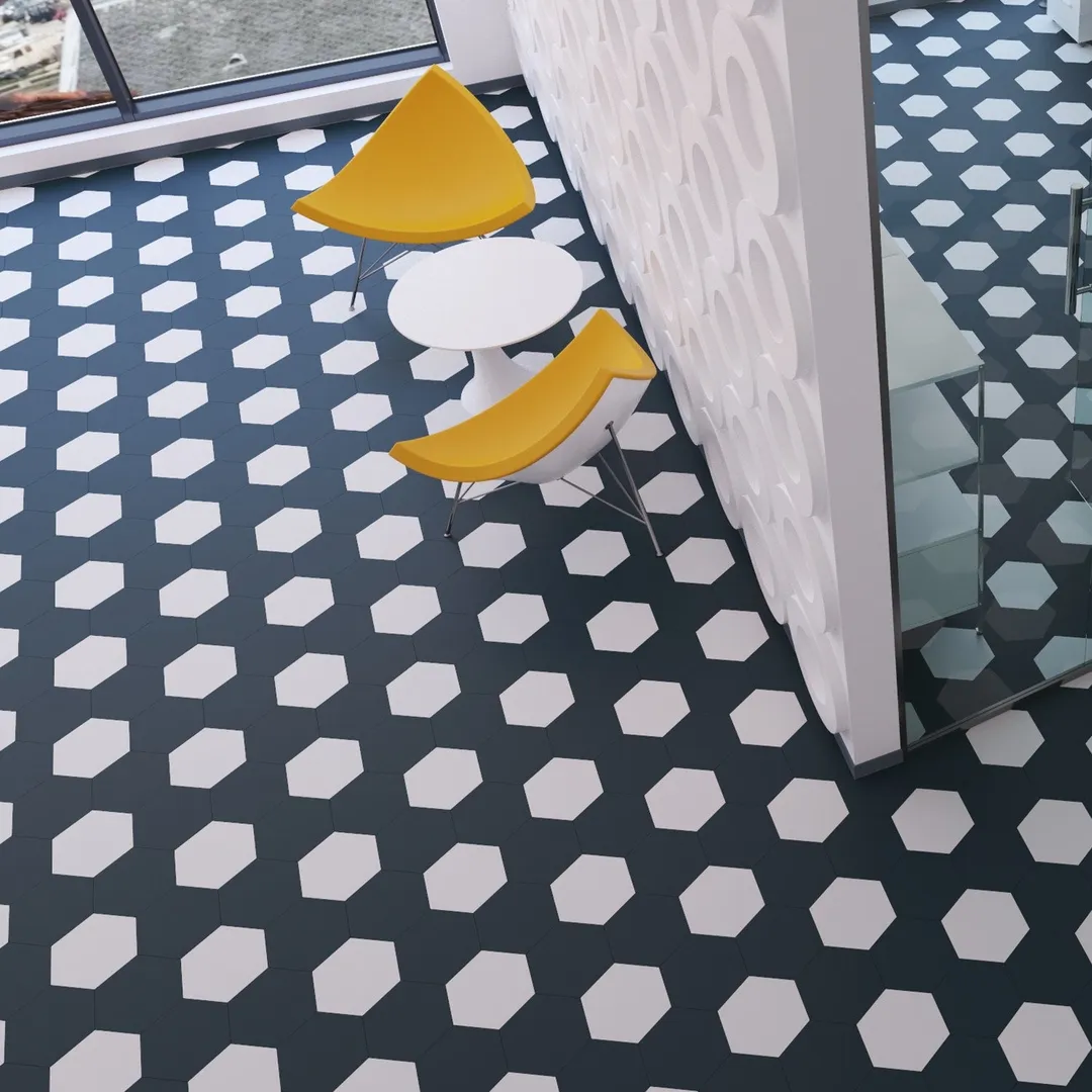 Lucida USA MosaiCore Midnight 9-in x 9-in Waterproof Luxury Vinyl Tile Flooring, Glue-Down, 28-mil Wear Layer (12.25-sq ft Carton), photo 8 of 8