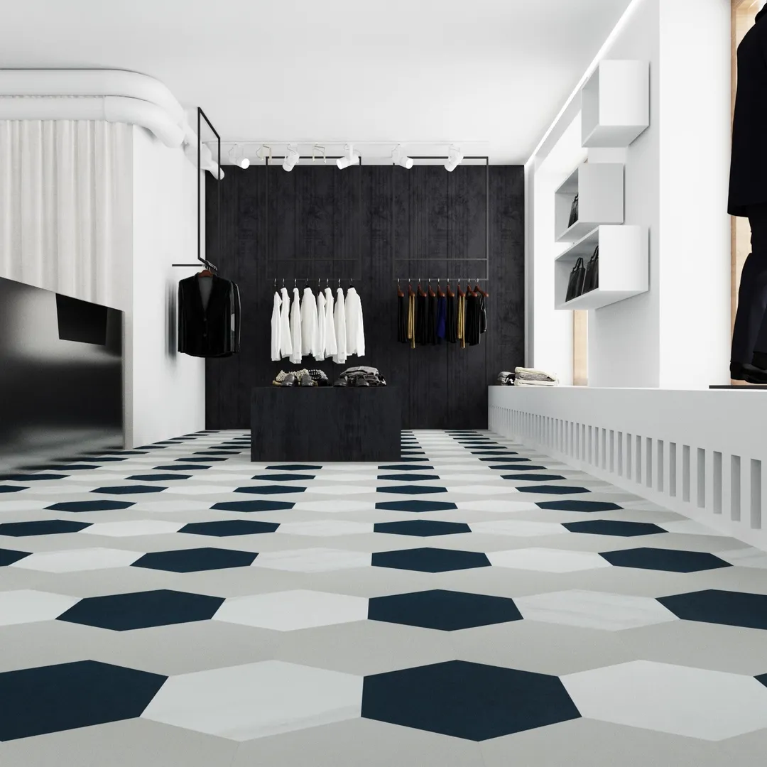 Lucida USA MosaiCore Mist 9-in x 9-in Waterproof Luxury Vinyl Tile Flooring, Glue-Down (12.25-sq ft Carton), photo 7 of 8