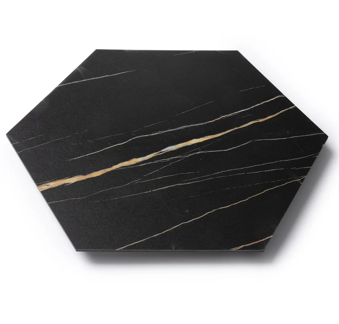 Lucida USA MosaiCore Noir 9-in x 9-in Waterproof Stone-Look Luxury Vinyl Tile Flooring, 28-mil Wear Layer (12.25-sq ft Carton), photo 5 of 8