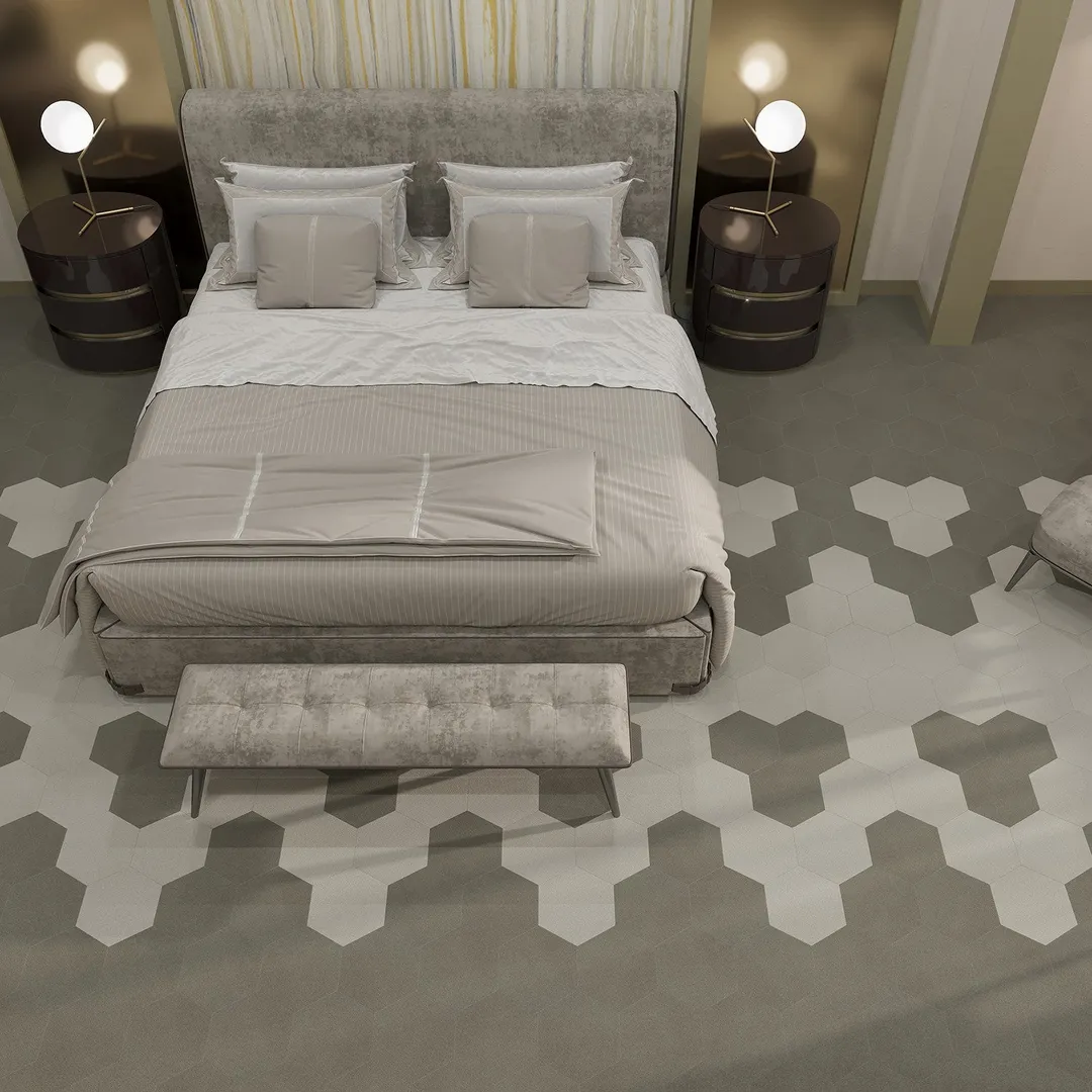 Lucida USA MosaiCore Pewter 9-in x 9-in Waterproof Luxury Vinyl Tile Flooring, 28-mil Wear Layer (12.25-sq ft Carton), photo 8 of 8