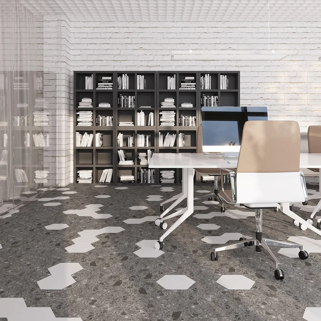 Lucida USA Snow White Solid 28-mil x 9-in W x 10-in L Waterproof Glue Down Luxury Vinyl Tile Flooring (12.25-sq ft/ Carton), photo 10 of 11