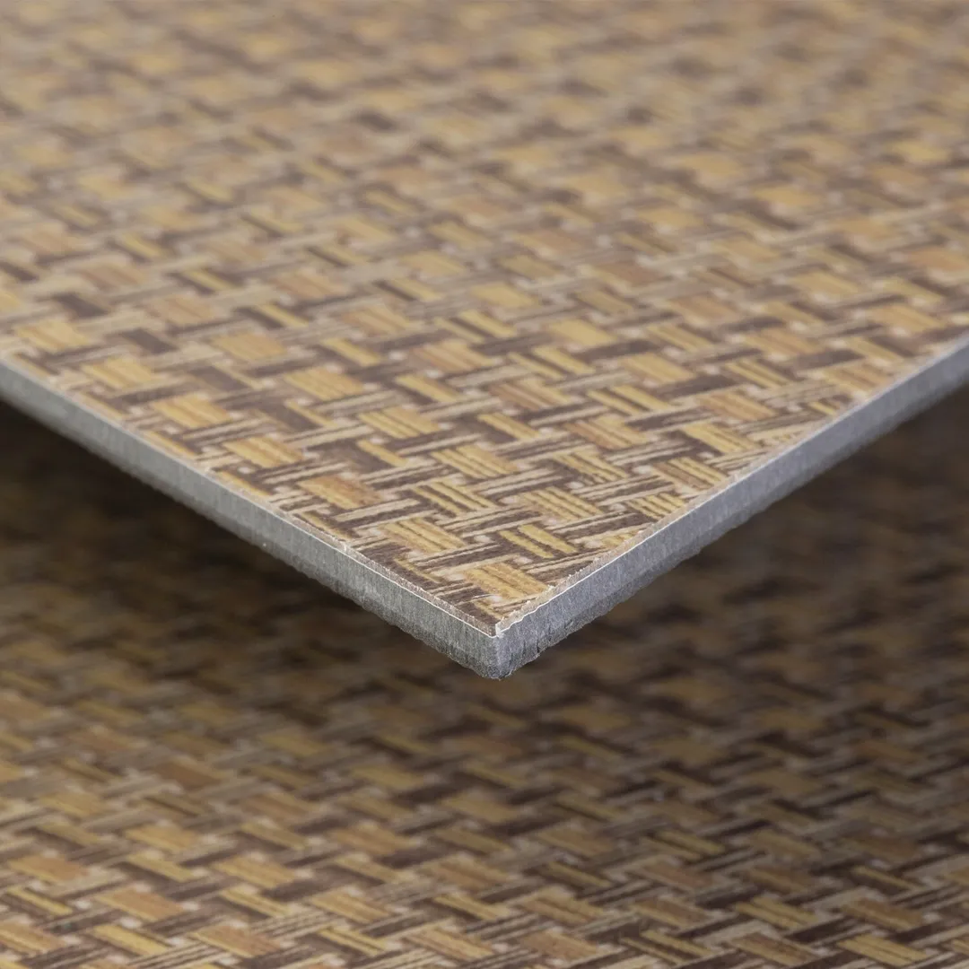 Lucida USA Basketweave Brown Patterned Look 28-mil x 10-in W x 16-in L Waterproof Glue Down Luxury Vinyl Tile Flooring (15.15-sq ft/ Carton), photo 4 of 14