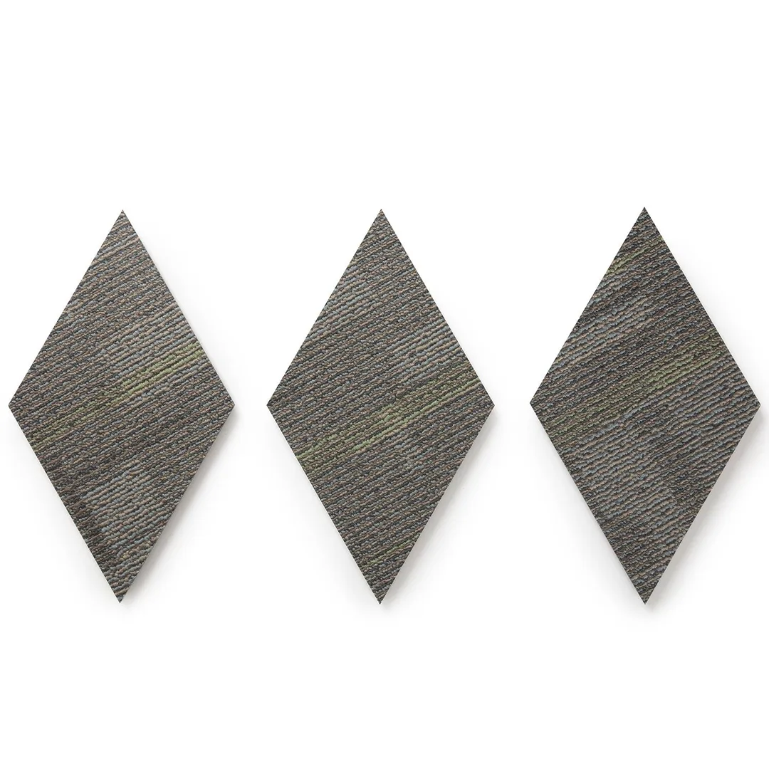 Lucida USA Cityscape Braid Brown Patterned Look 28-mil x 10-in W x 16-in L Waterproof Glue Down Luxury Vinyl Tile Flooring (15.15-sq ft/ Carton), photo 2 of 12