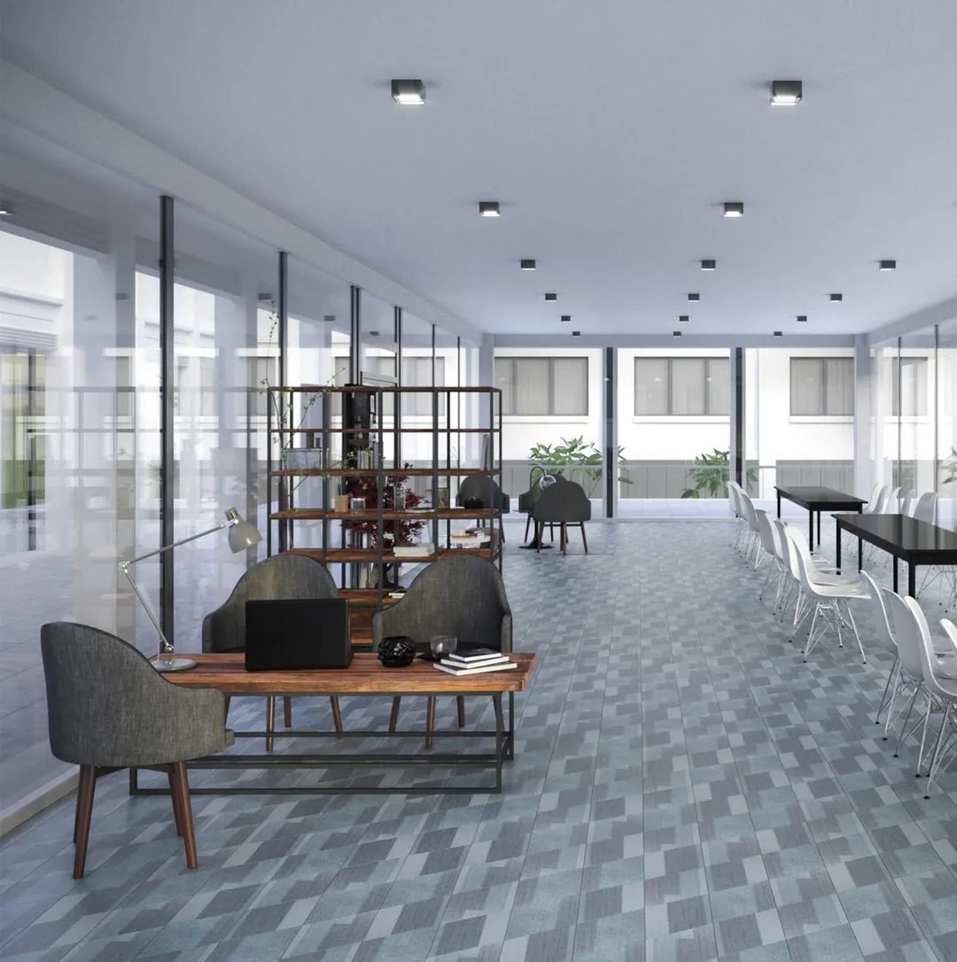 Lucida USA MosaiCore Denim Braid 10-in x 10-in Waterproof Luxury Flooring (15.15-sq ft), photo 6 of 8