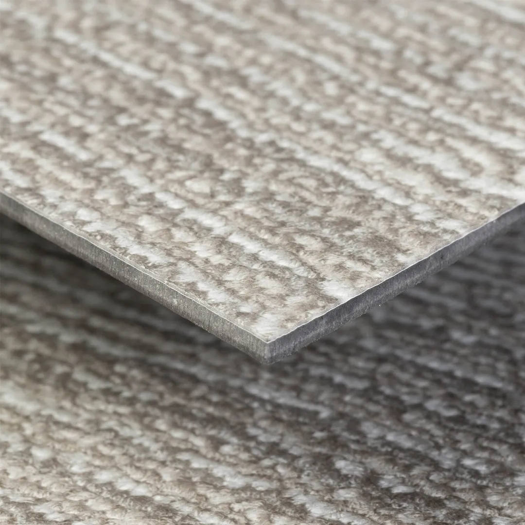 Lucida USA Fleece Braid Gray Patterned Look 28-mil x 10-in W x 16-in L Waterproof Glue Down Luxury Vinyl Tile Flooring (15.15-sq ft/ Carton), photo 4 of 12