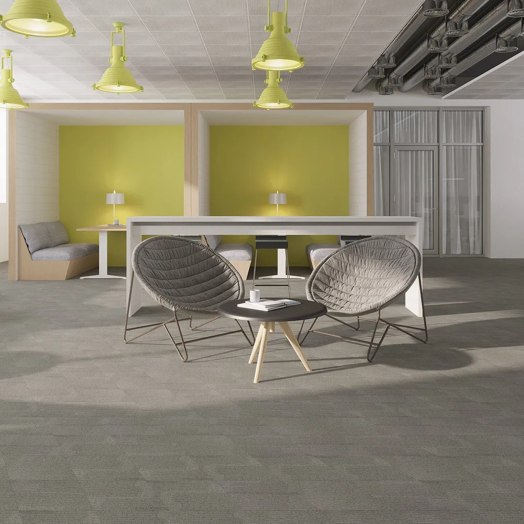 Lucida USA Fleece Braid Gray Patterned Look 28-mil x 10-in W x 16-in L Waterproof Glue Down Luxury Vinyl Tile Flooring (15.15-sq ft/ Carton), photo 6 of 12