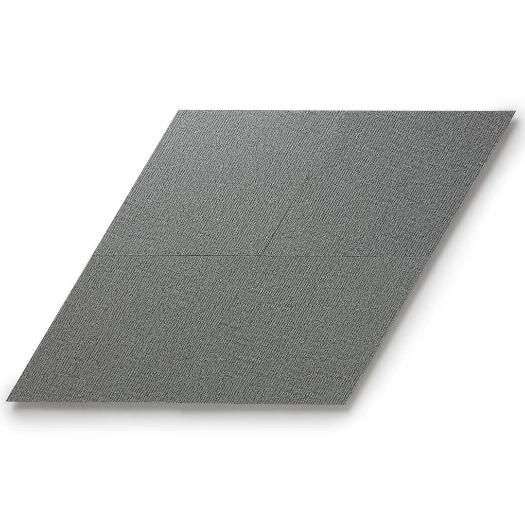 Lucida USA Pumice Braid Gray Patterned Look 28-mil x 10-in W x 16-in L Waterproof Glue Down Luxury Vinyl Tile Flooring (15.15-sq ft/ Carton), photo 3 of 14