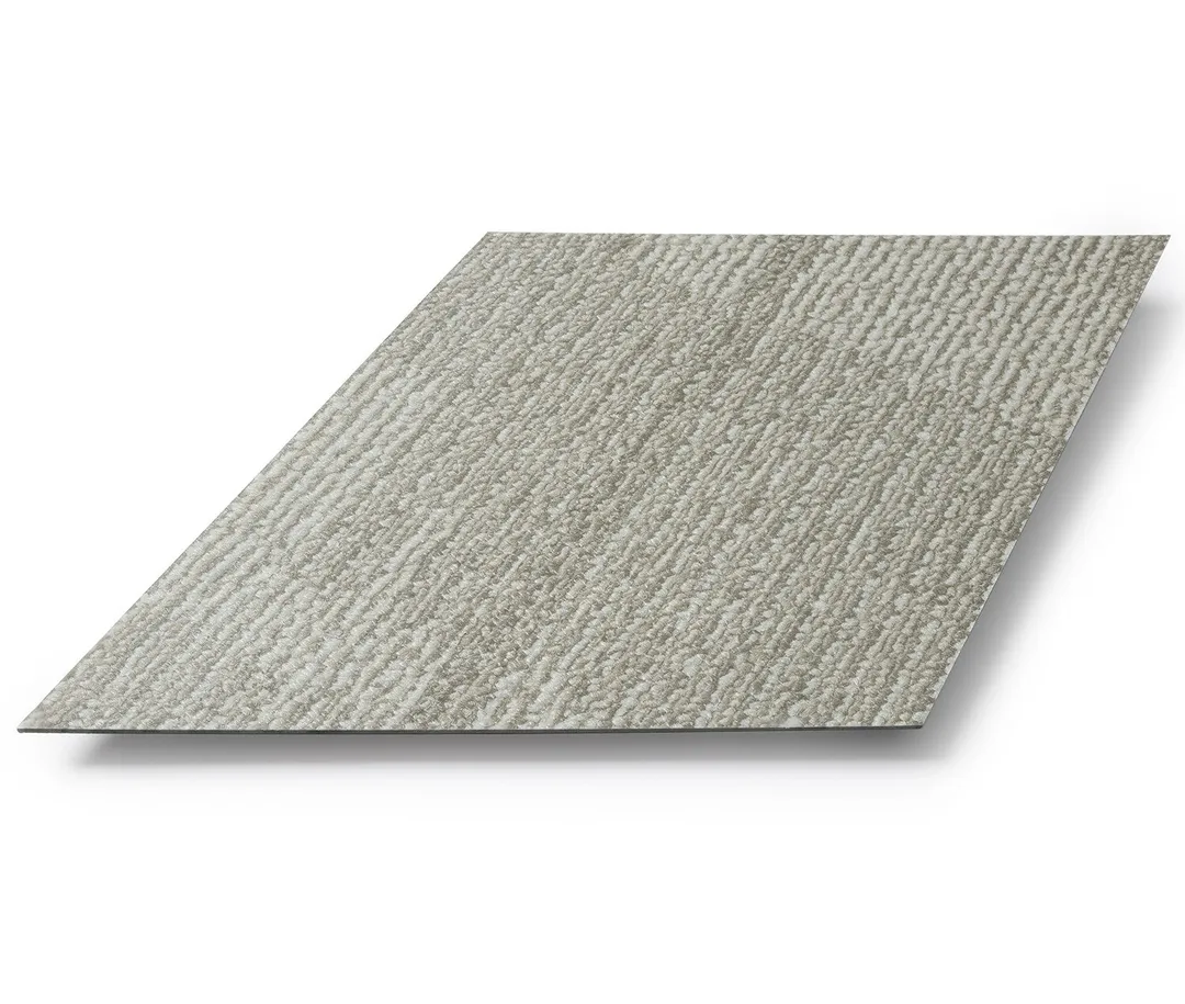 Lucida USA Fleece Braid Gray Patterned Look 28-mil x 10-in W x 16-in L Waterproof Glue Down Luxury Vinyl Tile Flooring (15.15-sq ft/ Carton), photo 5 of 12
