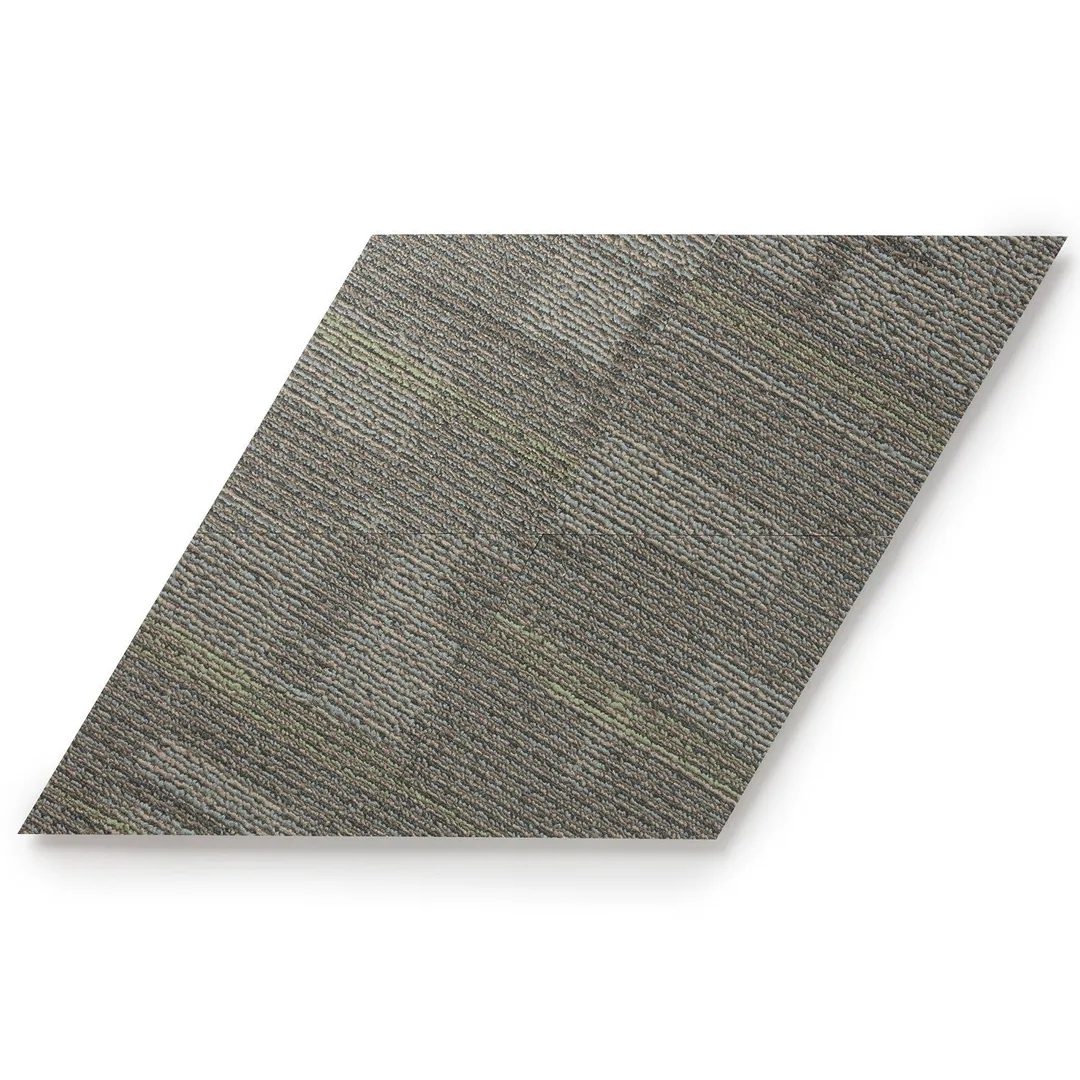 Lucida USA Cityscape Braid Brown Patterned Look 28-mil x 10-in W x 16-in L Waterproof Glue Down Luxury Vinyl Tile Flooring (15.15-sq ft/ Carton), photo 3 of 12