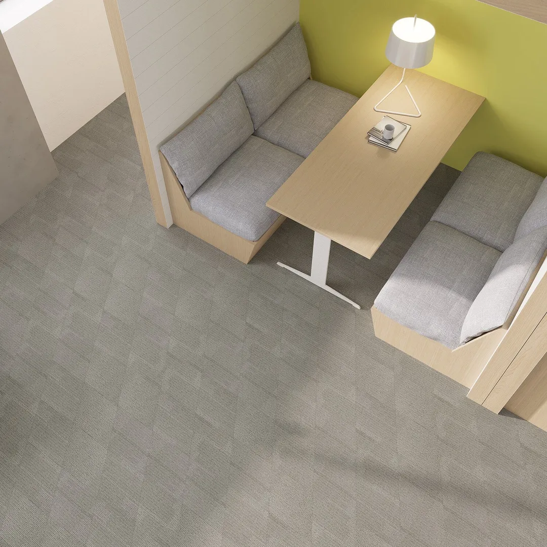Lucida USA Fleece Braid Gray Patterned Look 28-mil x 10-in W x 16-in L Waterproof Glue Down Luxury Vinyl Tile Flooring (15.15-sq ft/ Carton), photo 8 of 12