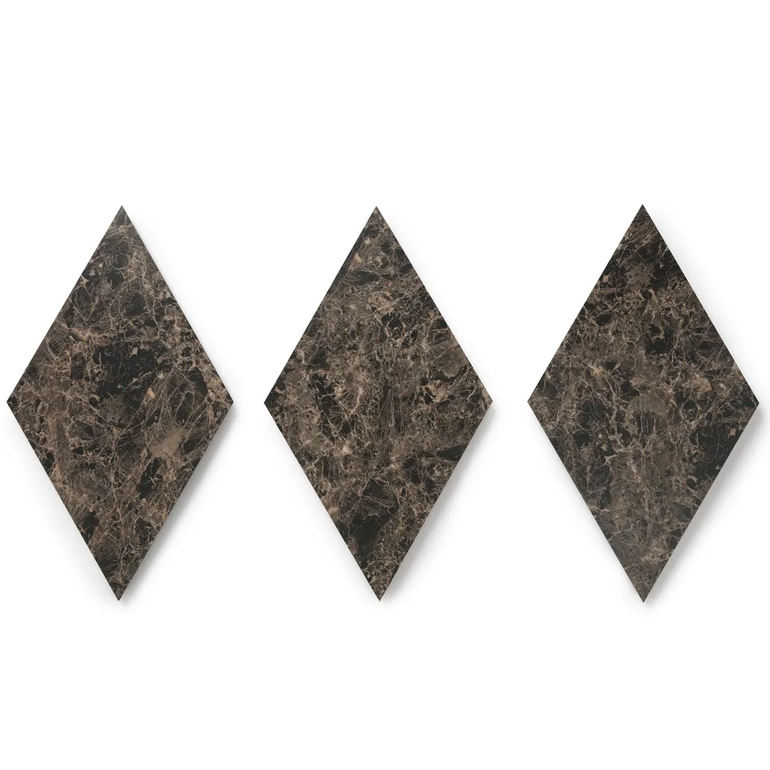 Lucida USA Smoke Stone Brown Stone Look 28-mil x 10-in W x 16-in L Waterproof Glue Down Luxury Vinyl Tile Flooring (15.15-sq ft/ Carton), photo 2 of 13
