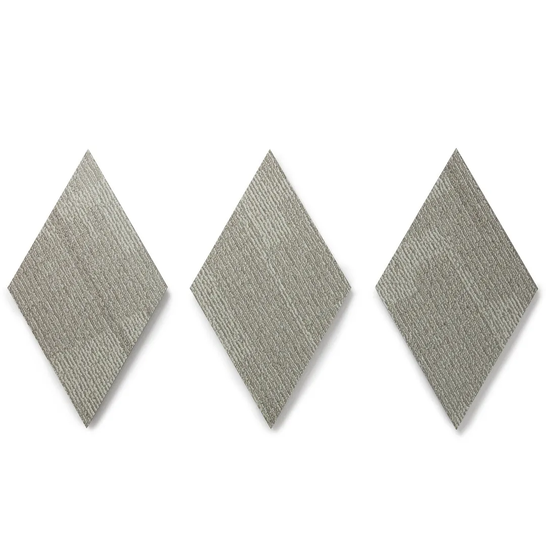 Lucida USA Fleece Braid Gray Patterned Look 28-mil x 10-in W x 16-in L Waterproof Glue Down Luxury Vinyl Tile Flooring (15.15-sq ft/ Carton), photo 2 of 12